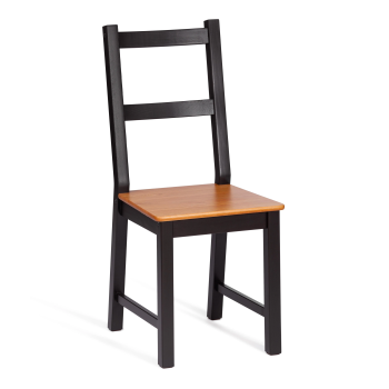 Стул Соната/Sonata chair, массив сосны, 41х50х95 см, антик/чёрный