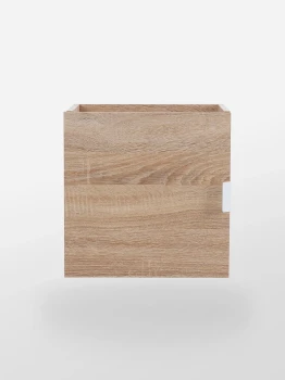 Модуль с дверцей для стеллажа ФОРА, ручка металл, 33х33х37, дуб беленый