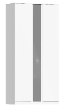 Шкаф распашной Варма СТОР, 105х57х222 см, белый