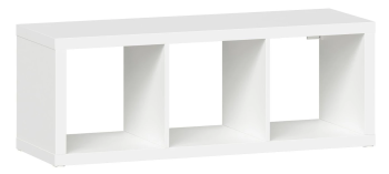 Стеллаж Фора, 3 полки, 112х42х38 см, белый