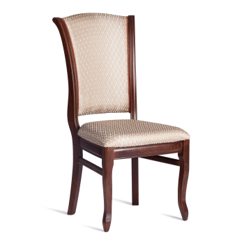 Стул VERSAL мягкое сидение, бук, 51х48х106 см, Tobacco, жаккард коричневый