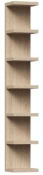 Полка настенная Фора, 30х189х27 см, дуб беленый