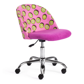 Кресло MELODY, ткань/флок, фиолетовый, Botanica 06 kiwi/138