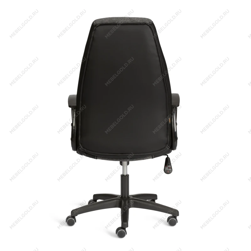 Кресло INTER (24), кож/зам/ткань, черный/серый, 36-6/207/TW-12/TW-11 | изображение 3