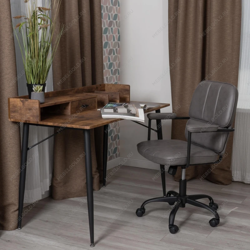 Кресло ALPHA, иск. замша, Grey (Cерый) | изображение 12