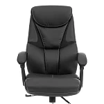 Кресло Cambridge metalBL, кож/зам/ткань, черный/черный, 36-6/11 | изображение 6