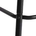 Полубарный стул Bari/Бари, экокожа, черный, 42х55х99 см | изображение 9