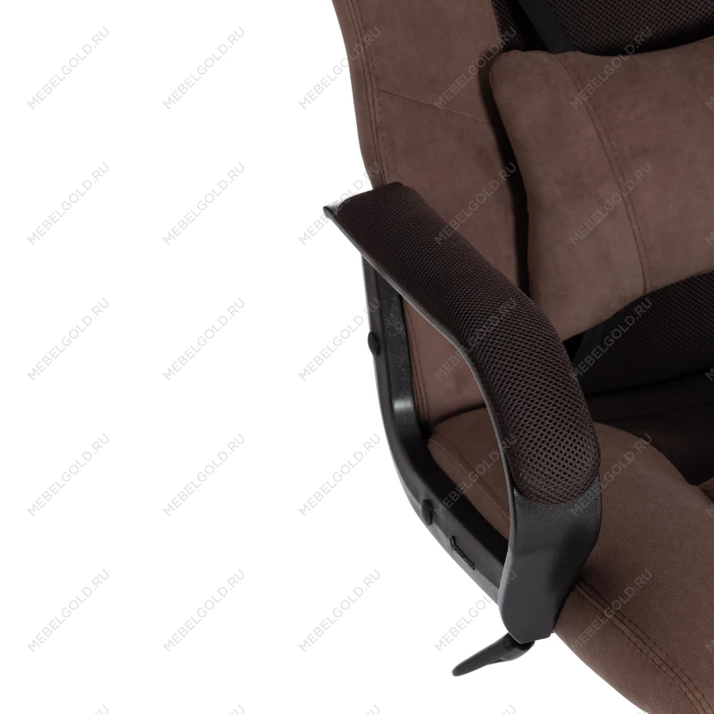 Кресло DRIVER (22), флок/ткань, коричневый, 6/TW-24 | изображение 9