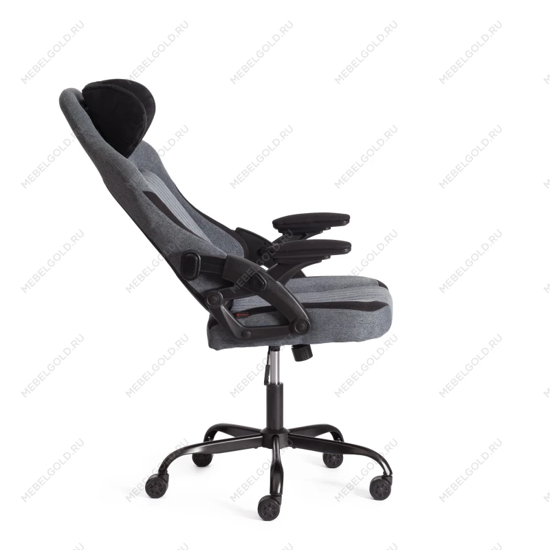 Компьютерное кресло iWolf, ткань, черный/серый | изображение 3
