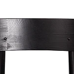 Стул THOR, дерево вяз/ткань лен, черный/черный лен, 50х48х81,5 см | изображение 7