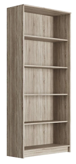 Стеллаж Сириус, 5 полок, 78х35х190 см, дуб сонома
