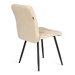 Стул обеденный Medeo, велюр, 47х56х89, молочный/черный, (Porsche 2) | изображение 2