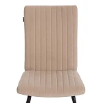 Стул обеденный Monte Carlo, флок, бежевый/черный, 7, 50х55х93 | изображение 5