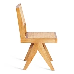 Стул LOKI, дерево вяз/ротанг, 51х44х86 см, Груша (№3) | изображение 1