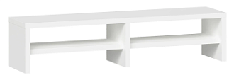 Тумба ТВ Энкель, 2 полки, 160x37x38 см, белая