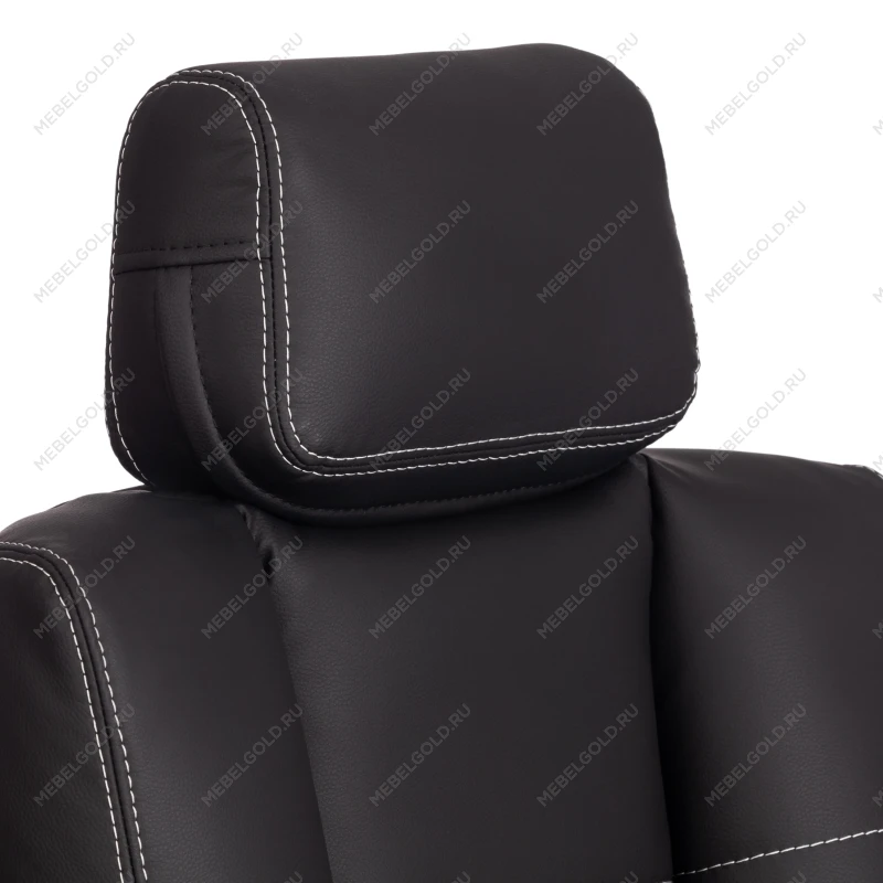 Кресло OXFORD хром, кож/зам, черный, 36-6 | изображение 8