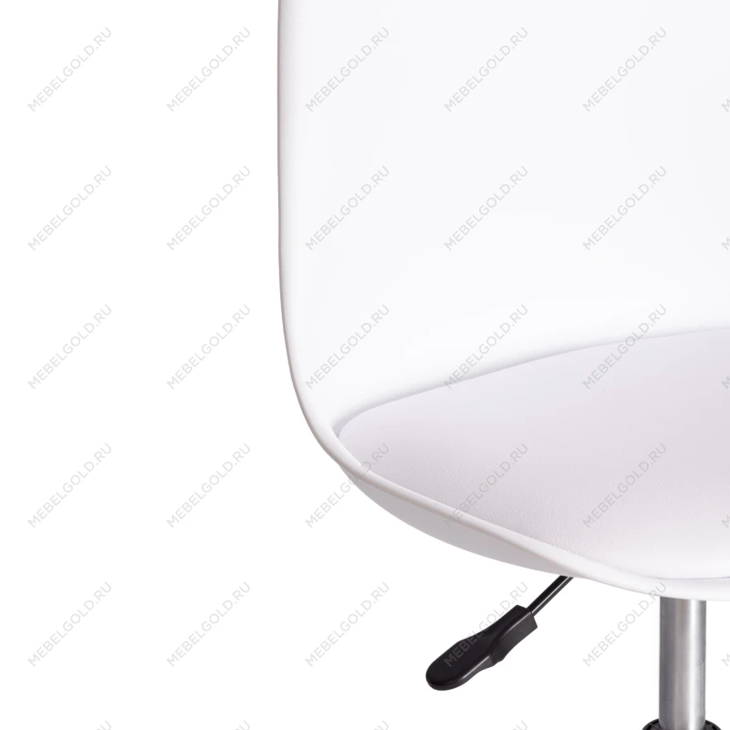 Офисное Компьютерное кресло TULIP (mod.106-1), металл/пластик/PU, 58 x 47 x 97см, White (белый) / Chrome (хром) | изображение 6