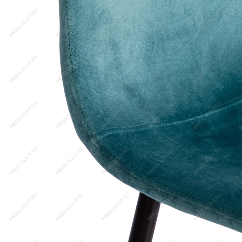 Стул BREEZE (mod. 4724), Велюр/металл, 44 х 53 х 87 см, Torquoise (бирюзовый ) HLR60 / черный | изображение 6