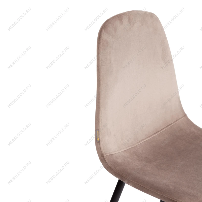 Стул BREEZE (mod. JSC-58), Велюр/металл, 44 х 53 х 86 см, coffee (кофейный) HLR 9 / черный | изображение 7