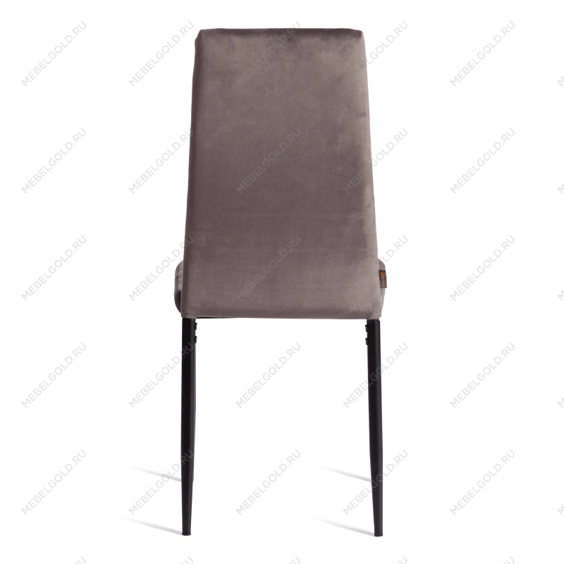 Стул Easy (mod. JSC02-1), металл, флок, 41 х 52 х 96 см, Dark grey (темно-серый) HLR24 / черный | изображение 3