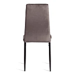 Стул Easy (mod. JSC02-1), металл, флок, 41 х 52 х 96 см, Dark grey (темно-серый) HLR24 / черный | изображение 3