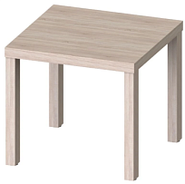 Стол журнальный Энкель, 50x50x45 см, дуб беленый