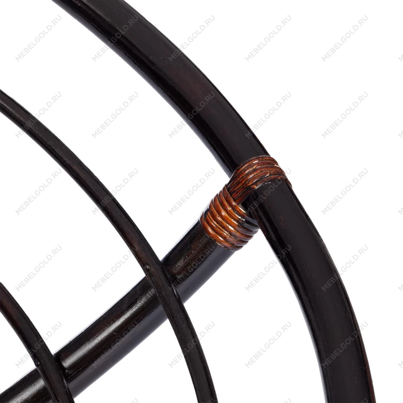 Диван MAMASAN/МАМАСАН 23/02 W/с подушкой, подушка 182х119 см, 169х102х80 см, Antique brown (античный черно-коричневый), ткань, коричневый, 3М7 | изображение 10