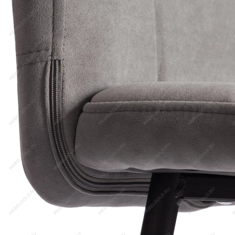 Барный стул Medeo/Медео, велюр, серый, 29, 45х56х113 см | изображение 7