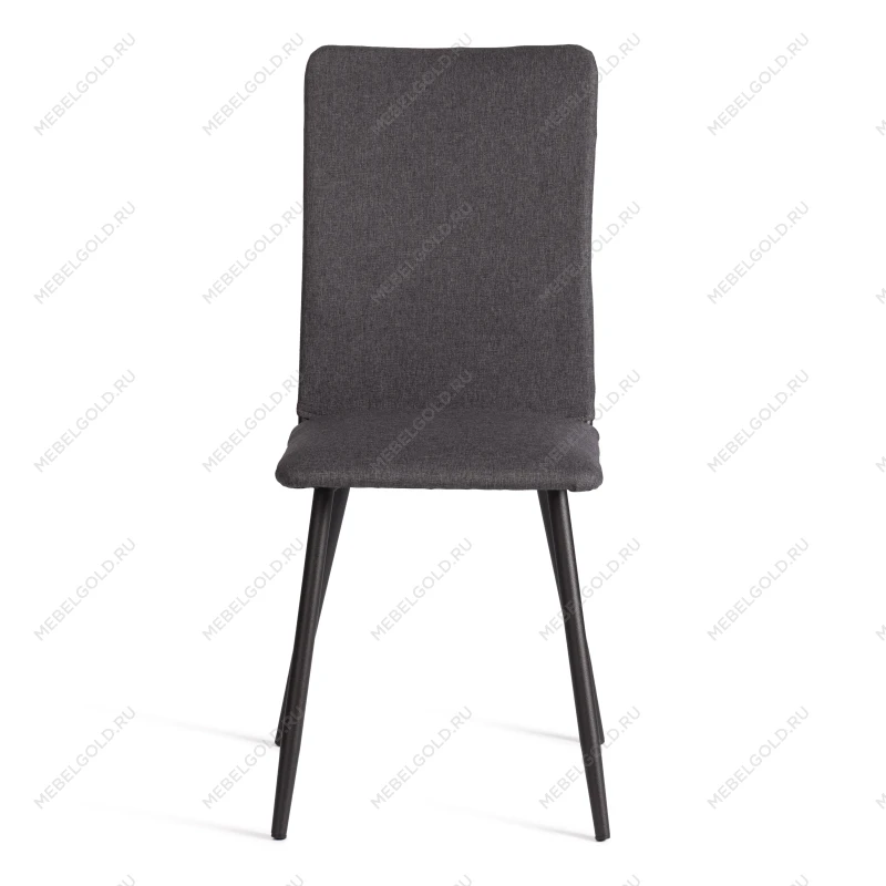 Стул обеденный La Rousse, NEW, ткань рогожка, тёмно-серый, F68, 45х55х93 см | изображение 4