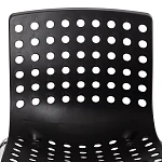 Стул SKALBERG (mod. C-084-A), металл/пластик, 46 х 56 х 79 см, Black (черный) / Chrome (хром) | изображение 6