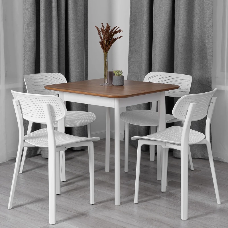 Стул JOLLY (mod. XRB-096-B2), пластик, белый (white), 46 х 50,5 х 78 см | изображение 13