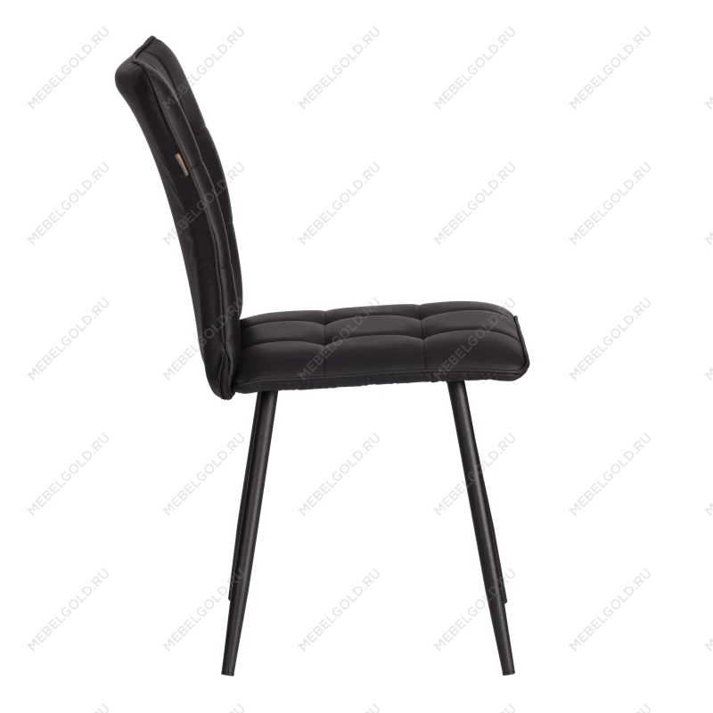Стул обеденный Bari, LT, экокожа, черная, 41х55х89 см | изображение 1