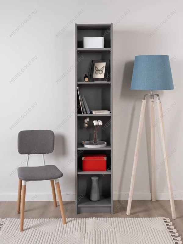 Стеллаж Варма Стэнд 39х198х28, серый