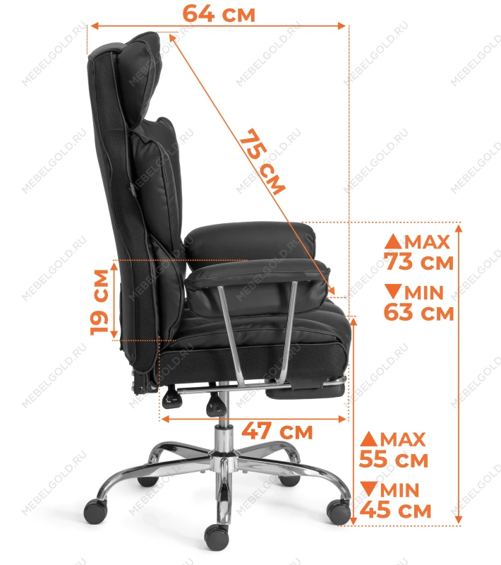 Компьютерное кресло Comfy CR, ткань, серый | изображение 21