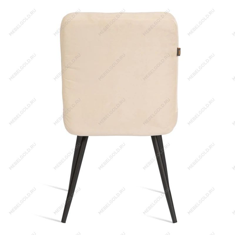 Стул обеденный Medeo, велюр, 47х56х89, молочный/черный, (Porsche 2) | изображение 3