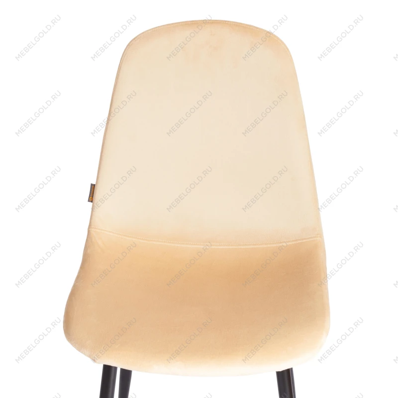 Стул BREEZE (mod. JSC-58), Велюр/металл, 44 х 53 х 86 см, sandy (песочный) HLR6 / черный | изображение 5