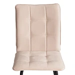 Стул обеденный Bari, LT, велюр, бежевый/черный, 7, 41х55х89 см | изображение 5