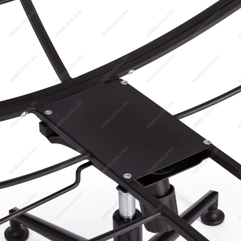 Кресло CLOUDE, рогожка/металл, 97х98х90-96см, коричневый, 3М7-147 | изображение 12