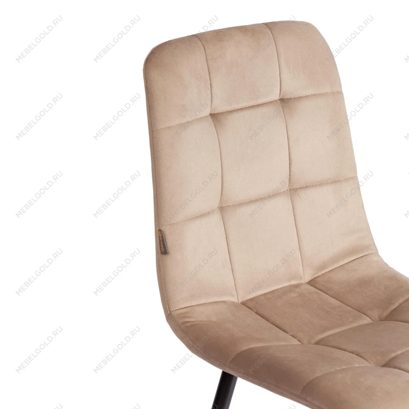 Стул CHILLY (mod. JSC-220), Велюр/металл, 44,5х52,5х88 см, Beige (бежевый) HLR8 / черный | изображение 8