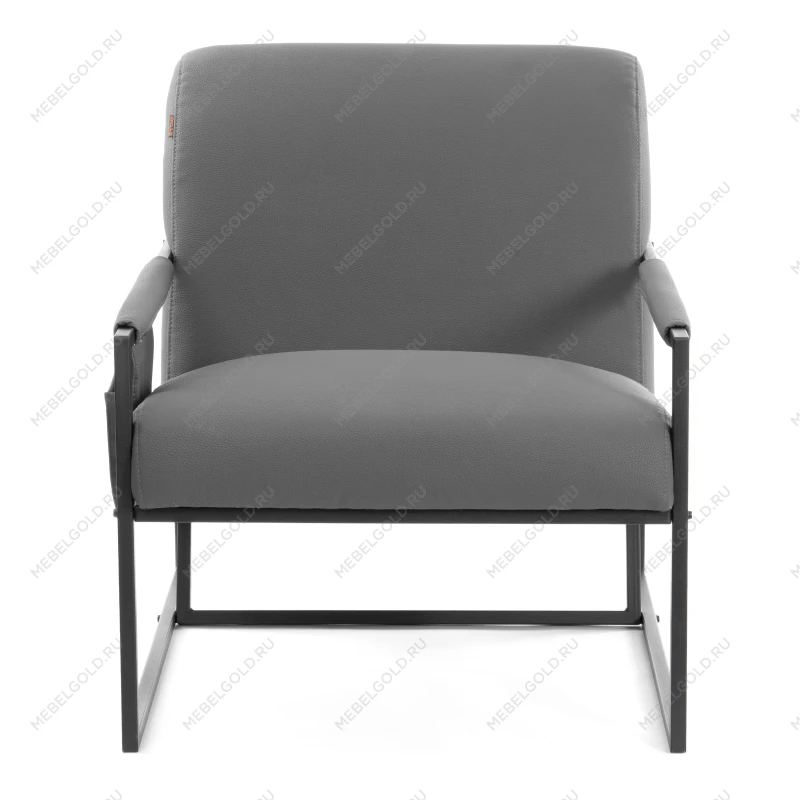 Кресло Charli LUX/Чарли Люкс, экокожа, Sharp Графит, 70х80х82 см | изображение 4