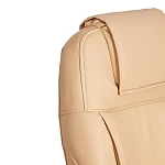 Кресло BERGAMO хром (22), кож/зам, бежевый, 36-34 | изображение 12