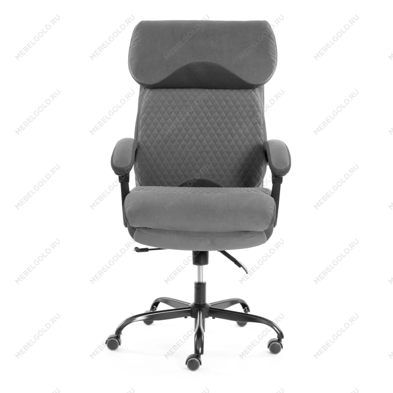 Кресло Chief metalBL, велюр/ткань, серый, 29/TW-12 | изображение 5