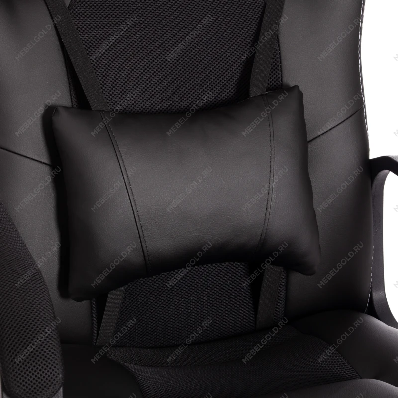 Кресло DRIVER (22), кож/зам/ткань, черный/черный, 36-6/TW-11 | изображение 8