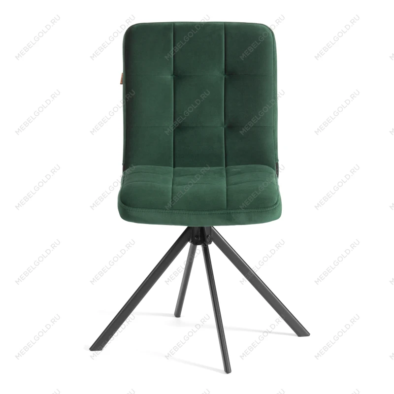 Стул обеденный Medeo, поворотный механизм 360, велюр, Deep Forest (изумруд) | изображение 4