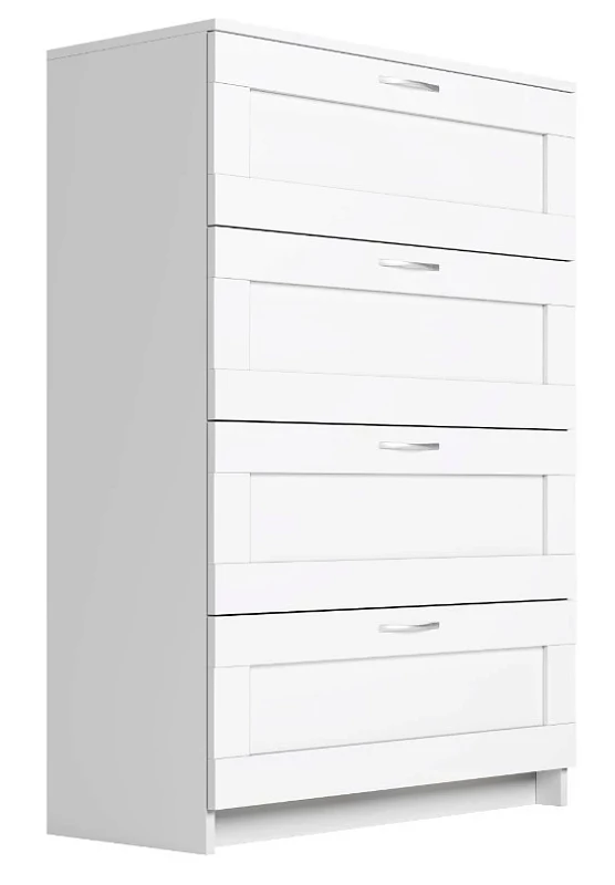 Комод Сириус, 4 ящика, 78х41х123 см, белый