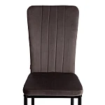 Стул VERTER (mod. BC577-DC), металл, флок, 41 х 52 х 95 см, Dark grey (темно-серый) HLR24 / черный | изображение 5