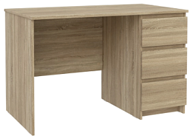 КАСТОР (KULLEN) стол письменный ИКЕА / IKEA 3 ящика 116х65 сонома