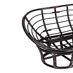 Диван MAMASAN/МАМАСАН 23/02 W/с подушкой, подушка 182х119 см, 169х102х80 см, Antique brown (античный черно-коричневый), ткань, коричневый, 3М7 | изображение 6