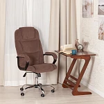 Кресло BERGAMO хром (22), флок, коричневый, 6 | изображение 17