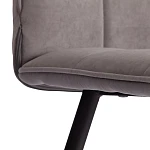 Стул обеденный Bari, LT, велюр, серый/черный, 29, 41х55х89 см | изображение 7